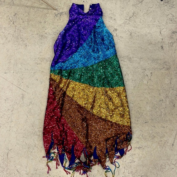 Dresses & Skirts - Vintage rainbow flapper dress